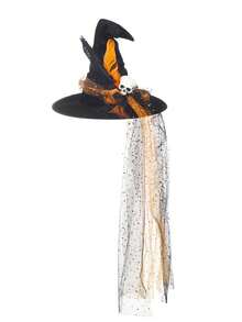 1PC Tassel Halloween Hat, Witch Hat, Witch Hat Decorations, Prom, Costume, Photo Shoot, Dress-Up - View 9