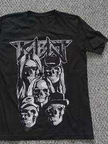 Camiseta unisex de corte regular, con excelentes diseños KABAT, una camiseta nueva, divertida y a la moda. El regalo perfecto para fans, familiares y amigos, con impresión de alta calidad. - Negro - Ver 1