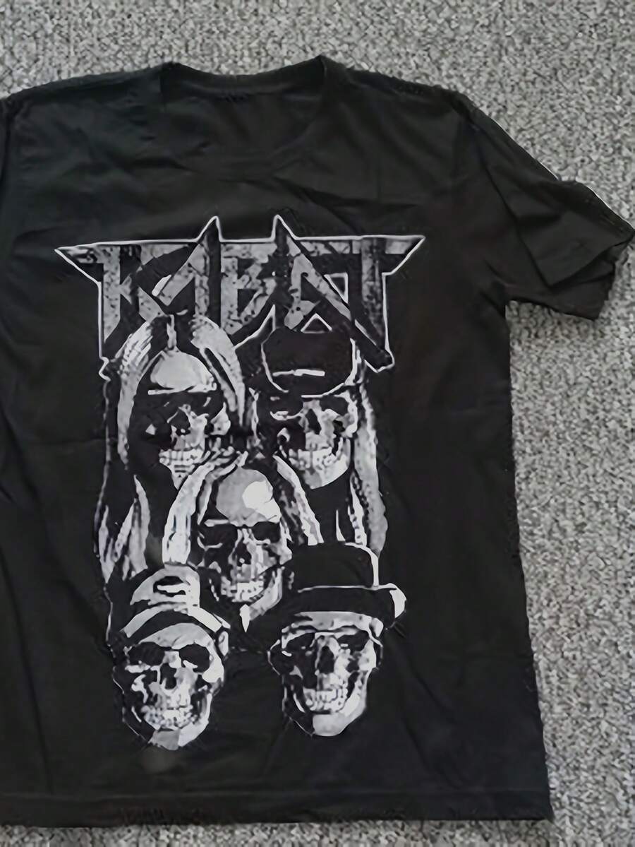 Camiseta unisex de corte regular, con excelentes diseños KABAT, una camiseta nueva, divertida y a la moda. El regalo perfecto para fans, familiares y amigos, con impresión de alta calidad. - Negro - Ver 1