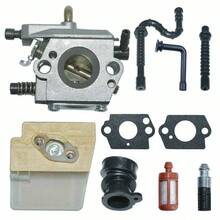 Carburetor Kit For Stihl MS260 026 MS240 024 Chainsaw Gasket Intake Manifold - Silver - View 4