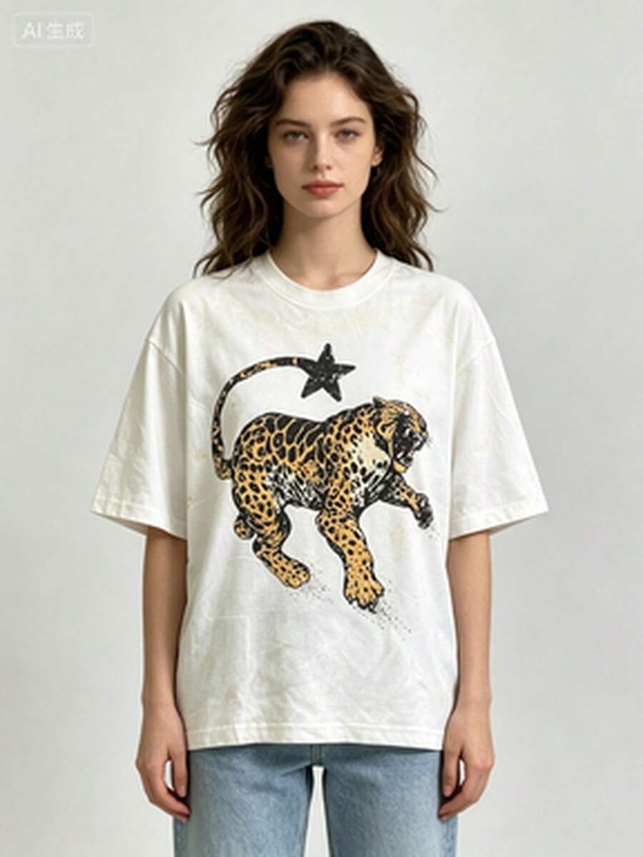 Women T-Shirts - 白色2 - 查看 1
