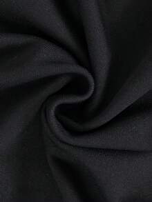 1 buah Celana Pendek Kasual Pria Motif Blok Warna, Celana Pendek Longgar untuk Olahraga Lari, Kebugaran Luar Ruangan, Latihan Gym, Serbaguna untuk Perjalanan Sehari-hari, Gaya Streetwear, Hiphop, Musim Panas, Pantai, dan Liburan. - Hitam - View 8