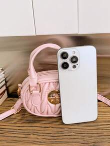 This Stylish Solid-Color Mini Handbag Is Perfect Traveling, Shopping, Attending Parties, And Also Makes A Great Gift For Friends. - Multicolor - View 3