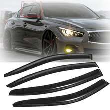For Infiniti Q50 2014-2024 4Pcs Side Window Visor Vent Sun Rain Guards - United States - View 3