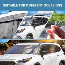 6x For 2020-2024  Highlander Window Visor Vent Rain Guards Wind Deflector - Black - View 3