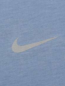 Nike Women's AS W NK TEMPO DF CRP LS Long Sleeve Knit Collarless T-Shirt TIM7578-486 - Dusty Blue - View 4