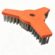 1pc 10-Inch Rotating Brush Trimmer Attachment, Durable Heavy-Duty Nylon Cleaning Brush, Garden Tool, Pool Cleaning Tool, Carpet Cleaner, Suitable For Garden Machinery And Gas Lawn Mowers - Lawn Mower Cleaning Brush Replacement Blade - View 8