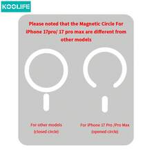KOOLIFE 奢華防震磁吸透明壓克力手機殼，適用於 iPhone 17 Pro Max、16 Pro Max、15 Pro Max、13 Pro Max，高品質保護殼，支援無線充電 - 寶藍色 - 查看 4