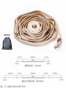 5m Outdoor Camping Leather Hanging Rope, 25 Holes PU Leather Tent Canopy Storage Hanging Strap, Portable Campsite Equipment Hanging Rope, Multi-Functional Home Storage Tie Strap Camping Accessory - View 7