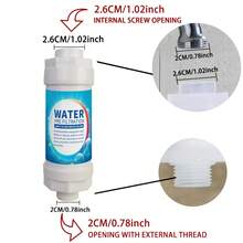 Shower Head Water Filter, Home Faucet Pre-Filter Water Purifier Filter Cartridge, Bathroom Shower Head Filtration Water Purifier, Shower Water Filter, Home Water Heater Pre-Filter Water Purifier, Dorm Faucet Shower Head Universal Filter Cartridge - Upgraded Filter - View 4
