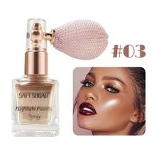 SAM SUGAR Fine Shimmer Brightening Contour Highlighter Powder, Riasan Panggung Tahan Keringat dan Tahan Lama, Semprotan Tubuh Berkilau - MultiWarna - View 18
