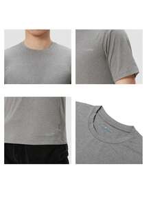 Columbia Men's Tech Trail™ Crew Neck II 26 Summer New Outdoor Sports Running Casual Short Sleeve T-Shirt AE5545003 - Grey - View 6