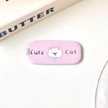 1pc Cute Cartoon Dog Adhesive Makeup Mirror Phone Stand, Foldable Horizontal & Vertical Mirror, Compact & Portable - Multicolor - View 19
