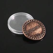1pc 2 Game Coin, Vintage Saintess, Unicorn Lion Commemorative Coin, Collectible Coin, Letter Coin - Multicolor - View 4