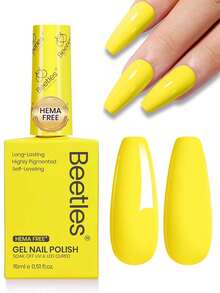 Beetles 15ML 凝膠指甲油 - Cream Puff，無HEMA 柔和淡粉色 浸泡式脫色 UV LED 指甲彩油，適用於 DIY 自用與美甲沙龍 - 彩色 - 查看 17