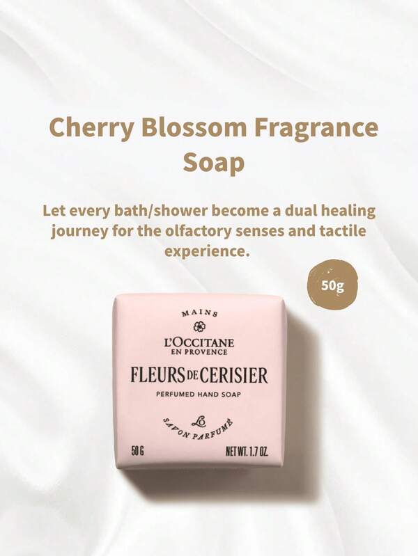L'Occitane Shea Butter Milk, Kiraz Çiçeği, Lavanta Temizleme Sabunu 100g, Nemlendirici, Derinlemesine Temizleyici, Uzun Süre Kalıcı Koku, Nazik Formül, Tüm Aile İçin Uygun