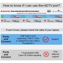 8合1 USB Hub 多功能 Type-C 轉接器 4K HDTV 100Mbps RJ45 乙太網路 USB3.0 87W PD 充電孔 TF SD 讀卡機 相容於 Macbook、Matebook、S10 及其他裝置 - 查看 10