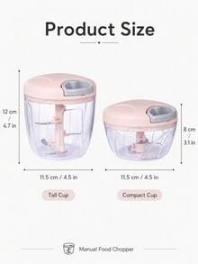 1pc (900ml/500ml) Manual Meat Grinder, Garlic Press, Rotary Garlic Chopper, Suitable For Vegetables, Ginger, Fruits, Nuts, Spices, Professional Onion, Carrot And Garlic Slicer, Kitchen Gadget, Household Item, Cooking Utensil, Meat Crusher - Efficient Kitchen Helper, No Electricity Required, Suitable For Home Gift, Vegetable Onion Cutter, Kitchen Cooking Accessory - Multiple Styles and Colors - View 10