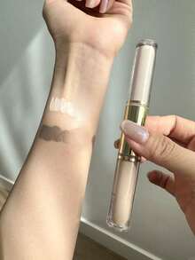 OUT OF OFFICE SCULPT Liquid Contour, Kontur Matte + Highlighter Kilau Mutiara, Tekstur Melembapkan, Tahan Lama Tahan Air & Tahan Keringat, Aplikasi Cepat, Efek Riasan Dimensi Alami, Ukuran Portabel, 2.5g+2.4g/0.17oz - #01 - View 4