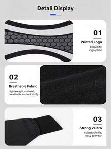 Sports Ankle Support, Suitable For Basketball, Football, Volleyball And Fitness, Unisex, Shock-Absorbing Function To Relieve Foot Fatigue, Equipped With Hook And Loop Heel Protection Design, Featuring Wrap-Around Compression Structure And Adjustable Ankle Support System. - Multicolor - View 6