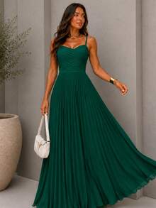 Women Long Dresses - Verde esmeralda - Ver 1