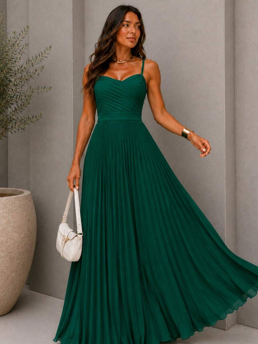Women Long Dresses - Verde esmeralda - Ver 1