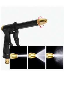 7pcs Anti-Tangle Anti-Leak Expandable Garden Hose Set, Long Nozzle High Pressure Spray Gun, Multi-Function, Garden Irrigation, Car Wash Supplies Tools - A - View 10