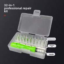 32-In-1 Multi-Function Precision Screwdriver Set, Portable - Mini Magnetic And Flathead Screwdrivers For Repairing Cars, Furniture, Smartphones, Cameras And Small Tools - Multiple Styles - View 2