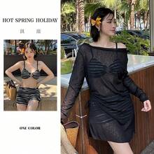 Plus Size Bikini Sets - Black - View 14