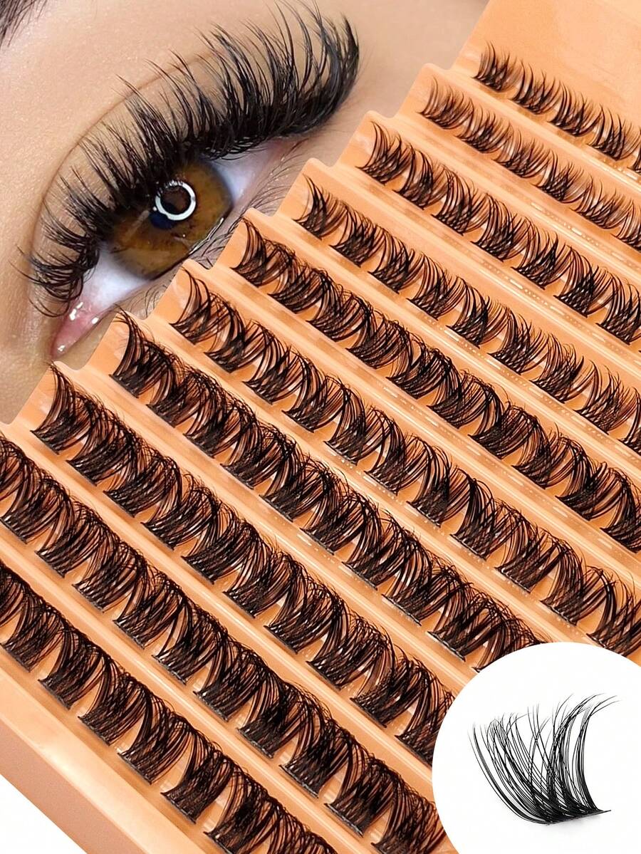 Asiteo 110pcs D Curl Single Lash Extensions, Easy To Apply, Suitable For Party, Date, Daily Wear, Salon Quality - D - View 1