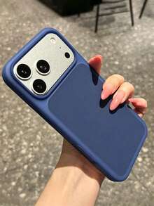 Casing Ponsel Lembut Jelly Matte Ramah Kulit Kompatibel dengan iPhone 17 Pro Max 17 Pro 17 16 15 14 13 Pelindung Belakang Silikon Cair Ultra Tipis Tahan Guncangan - Angkatan laut - View 6