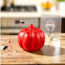 Reusable Pumpkin Fruit Fly Trap, Suitable For Home Kitchen Countertops And Outdoor Orchards, Effectively Controls Pests, Practical Pest Control Tool - Multicolor - View 3