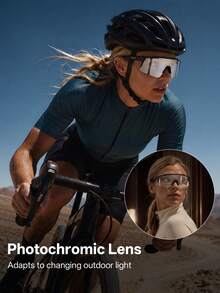 SCVCN KAPVOE Photochromic Cycling Glasses, Outdoor Sports Fashion Glasses, Mountain Bike/Road Bike Fashion Glasses, Fishing/Camping/Hiking Fashion Glasses, Fashion UV Protection Racing Driving Glasses, Golf/Hitting/Cycling Outdoor Sports Glasses - Multicolor - View 3