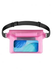 Large Capacity Waterproof Phone Pouch, Triple Seal Touchscreen Waterproof Phone Waist Bag, Suitable For Swimming, Rafting And Diving Water Sports, Ensures Dry Phone Storage, Ideal For Summer Vacation, Diving, Swimming, Beach - Multicolor - View 8