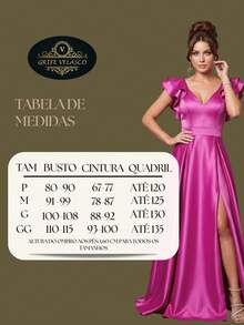 Grife Velasco Bridesmaid Dress Party Plain Long Elegant Graduation Slit Ruffle Sleeve - Rose Red - View 2