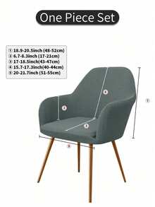 Solid Color New Curved Flannel Fleece High Stretch Full Coverage Chair Slipcover, Dustproof Decorative Furniture Protector, Universal Chair Cover For Hotel, Living Room, Study, Dining Room Daily Indoor Decoration - Multicolor - View 33