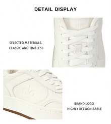 Alo Yoga Unisex Couple Sneakers A0685U - White A0685U-wHITEGUM - View 9