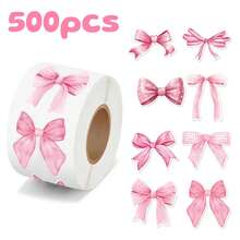 500 lembar Stiker Segel Perekat Pastel Bentuk Pita Tidak Beraturan, Daya Rekat Kuat, Tidak Mudah Lepas, Cocok untuk Segel Kemasan Hadiah, Dekorasi Scrapbook, Mempercantik Buku Catatan, Stiker Gelas Air, Stiker Dekoratif Buatan Tangan DIY Huruf - A - View 11