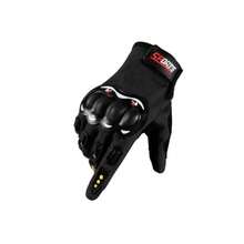 2pcs Full Finger Motorcycle Gloves, Touchscreen Carbon Fiber Knuckle Protection, Off-Road Motorcycle, ATV, Riding, Breathable, Anti-Slip, Shock-Absorbing, Men's And Women's Racing Riding Sports Gear - Multicolor - View 11