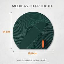 Protetor De Ralo Silicone Antiderrapante Banheiro Cozinha - Verde - Visão 6