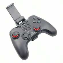 (Envío gratis) Control Celular Gamepad Videojuego Bluetooth Android Con Soporte - Negro - Ver 8
