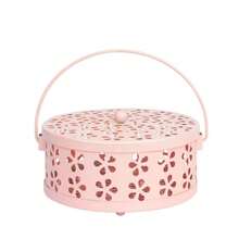 1pc Exquisite Mosquito Coil Holder With Lid, Fire-Resistant Incense Burner, Suitable For Indoor And Outdoor Home Use, Decorative Aromatherapy Burner With Ash Tray, Stable Base, Elegant Design, Suitable For Bedroom, Patio, Camping, Travel And Daily Home Decor - Multiple Styles - View 14