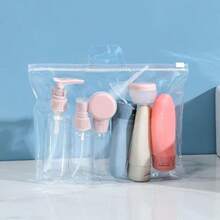 11pcs Travel Cosmetic Dispenser Bottle Set, Toiletries Travel Bottle Set, Suitable For Shampoo, Conditioner, Body Lotion, Shower Gel Dispenser Bottles, Travel Essentials - Multicolor - View 6