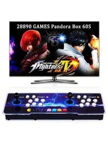 500+ Games Retro Console With 1 Game Box, Multiplayer Machine, High Resolution, Perfect HD Arcade Emulation - Multicolor - View 8