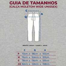 Kit 2 Calça Wide Leg Reta Larga Oversized Modelo Streetwear Lisa 100% Algodão - Preto e Cinza - Visão 4