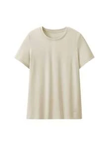 Beneunder 女款透氣棉質 T-shirt CT005 - 米色 - 查看 4