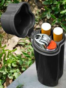 New Gift Item, Cigarette Case With Lighter Built-In, Waterproof, Portable, Suitable For Travelers - Black - View 14