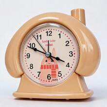 Unisex Practical Style For Bedroom And Office Desk Clock - Orange Color - View 1