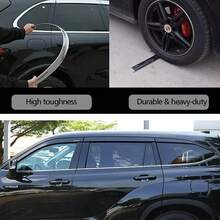 6x For 2020-2024  Highlander Window Visor Vent Rain Guards Wind Deflector - Black - View 4