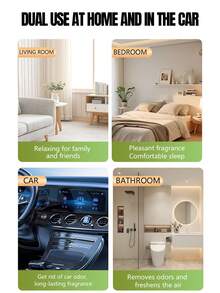1PC New Upgraded Solid Air Freshener For Home And Car, Long-Lasting Indoor Fragrance, Perfect For Car, Living Space, Bedroom, Bathroom And Workplace, Ideal Gift - Air Freshener, Neutralize Odors, Fragrant Air Freshener, Home Office Store Deodorizer - View 7
